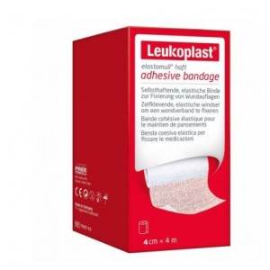 Leukoplast Elastomull Haft Benda Coesiva Elastica 4Cmx4M