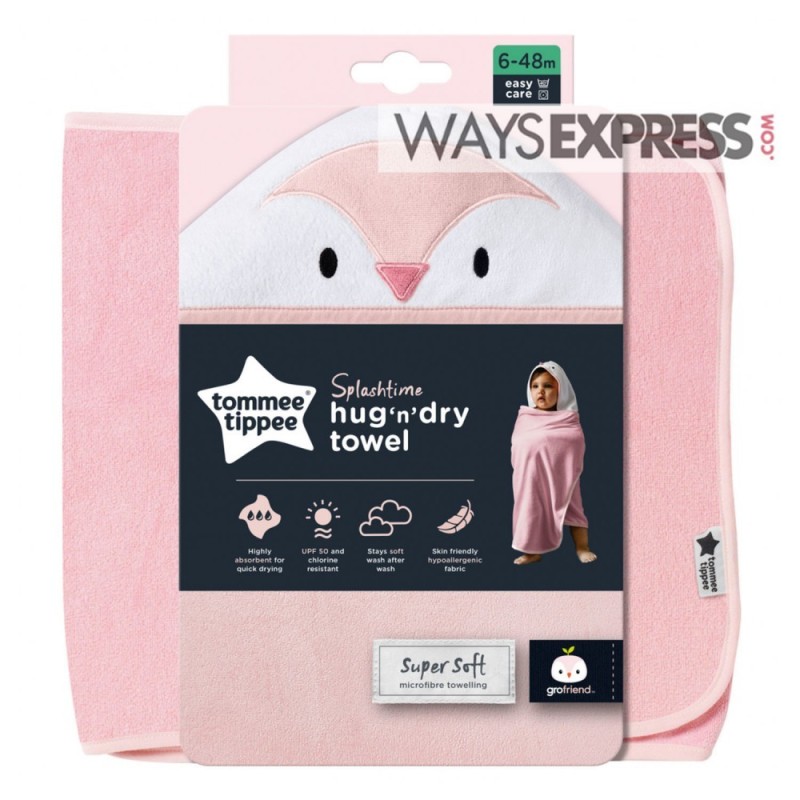 Tommee Tippee Telo Da Bagno Penny La Pinguina Rosa