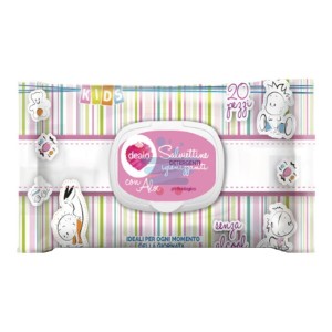 Dealo Salviette Imbevute Kids 20Pz C/Placchetta