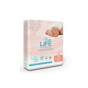 Freelife Tg.2 Mini 3-6Kg 56Pz By Bebe' Cash 500274202