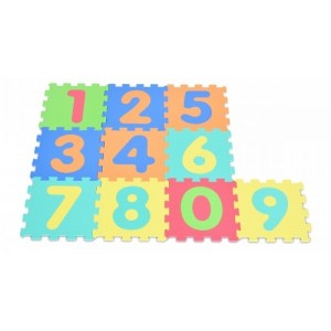 Moni Toys Tappeto Puzzle Morbido Numeri 10Pz