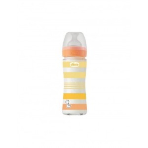 Chicco Biberon Wb Vetro Orange 240Ml Silicone Fl.