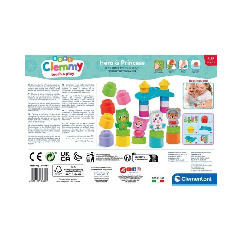 Soft Clemmy Baby Hero & Princess Playset Soft Clemmy Baby Hero & Princess Playset