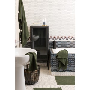 Asciugamano da bagno Bora Terracotta 90 X 150