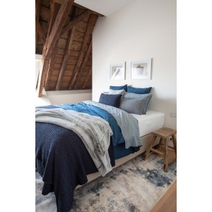 Drap housse Noche Acier 90 x 190