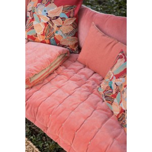 Copritestata letto tinta unita Elise Pêche 90 X 240
