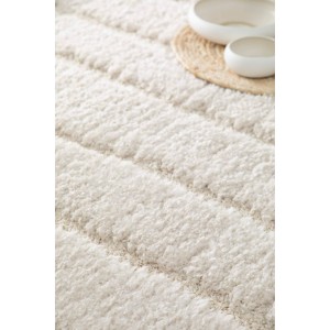 Tappeto riciclato Maël Neige 200 X 290 X 4