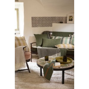 Plaid riciclato Maia Tourterelle 140 X 200