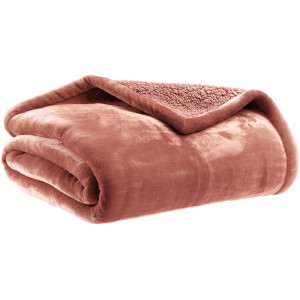 Maxi plaid Michka Terracotta 180 X 220