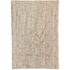 Plaid stampato Tina Naturel 135 X 200