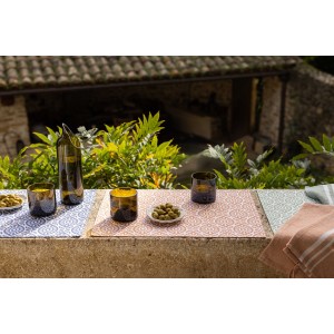 Set da tavola rivestito riciclato Citrus Terracotta 33 X 48