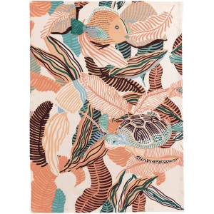 Strofinaccio riciclato Dori Pêche 50 X 70