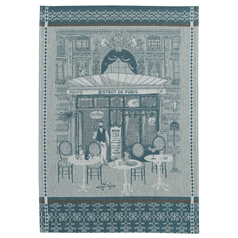 Strofinaccio jacquard Bistrot Bleu 50 X 70 Strofinaccio jacquard Bistrot Bleu 50 X 70