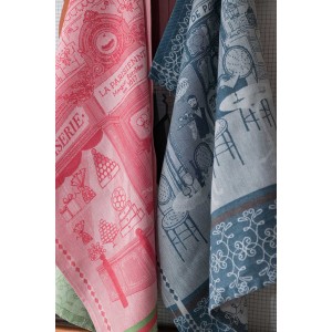 Strofinaccio jacquard Bistrot Bleu 50 X 70