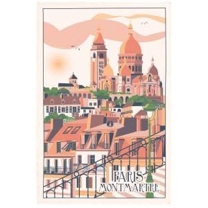 Strofinaccio Village Montmartre Écru 48 X 72
