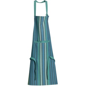 Grembiule da cucina riciclato con tasca Yuna Vert eau 72 X 85