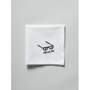 Fazzoletto Hankie Smile Jaune 25 X 25