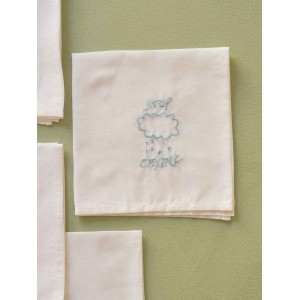 Fazzoletto Hankie Smile Jaune 25 X 25